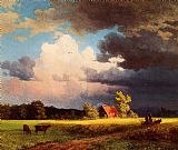 Albert Bierstadt Bavarian Landscape painting